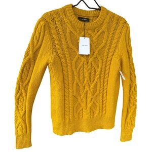 Isabel Marant Sweater Sz EU 40 /Medium Cable Knit Crew Neck Pullover Wool/Alpaca